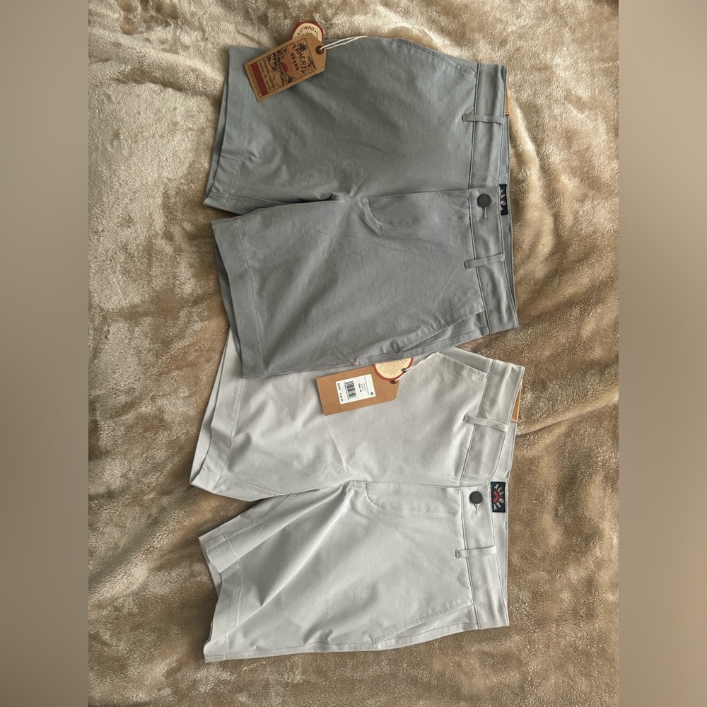 Faherty Boy Shorts Grey